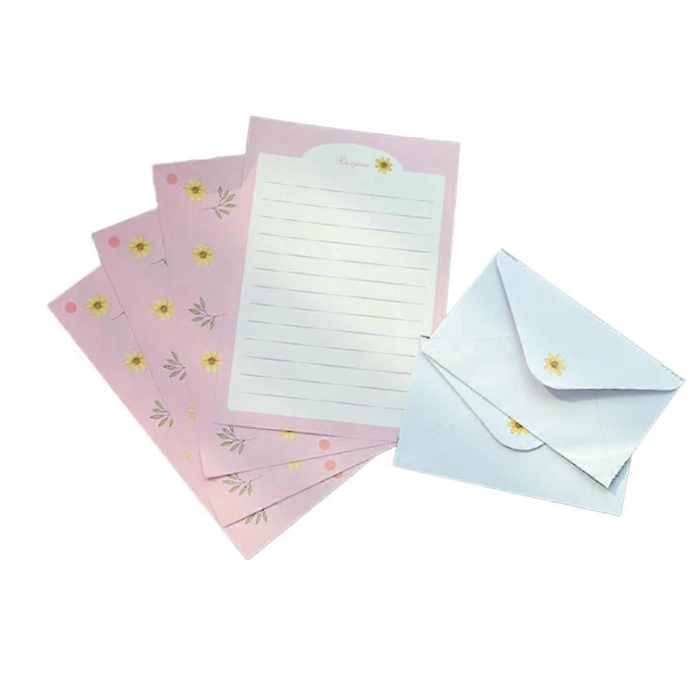 Colorful Envelopes Letter Paper Set For Writing Stationery And Invitation 15x21x0.1cm 4Pcs Paper Per Set 2Envelopes 10Sets