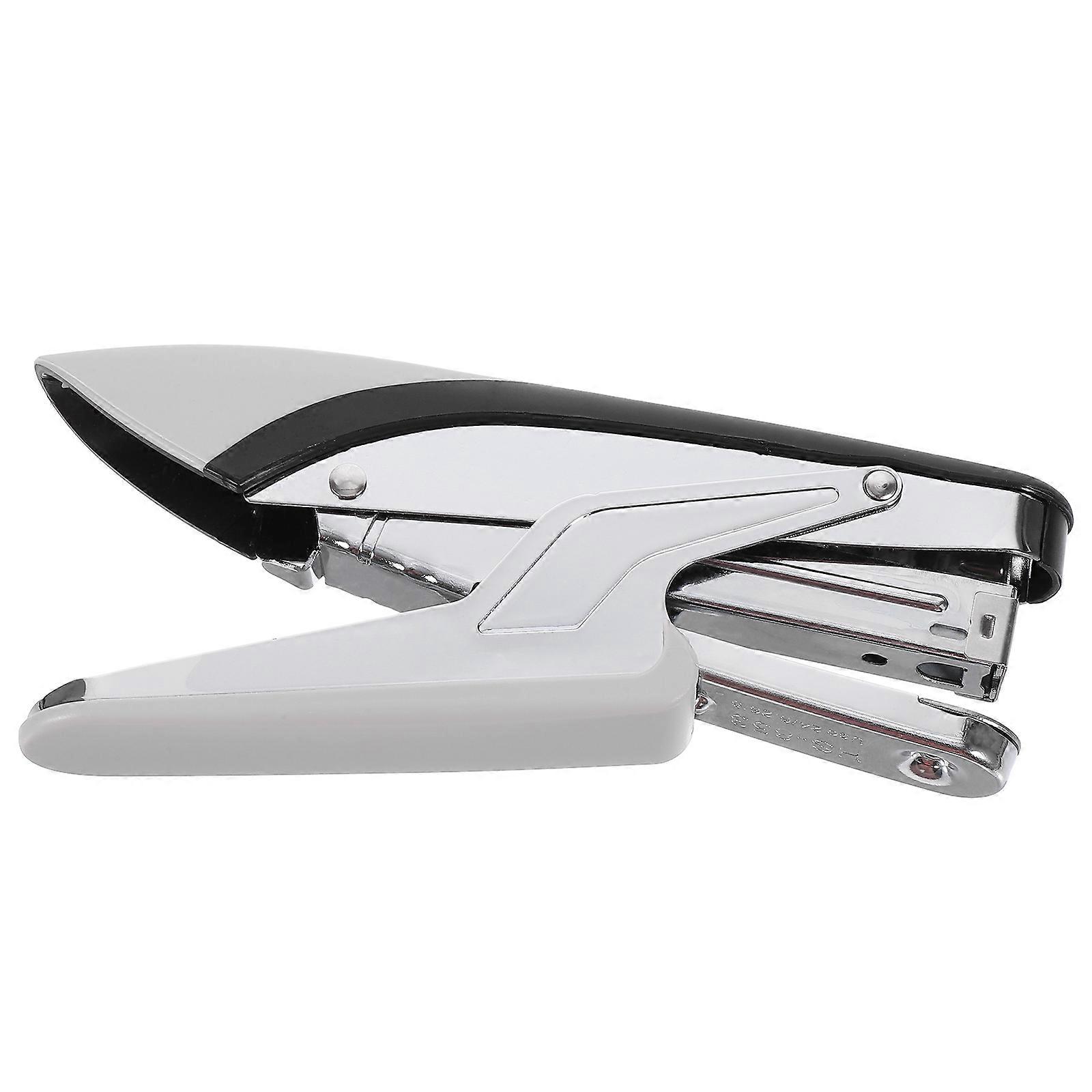 Standard No Jam Hand Grip Metal Stapler 1 Set Save Effort for Office Stationary