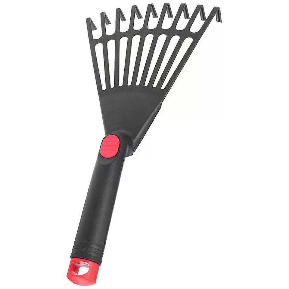 Garden Leaves Rake, Small Hand Tool, Plastic, for Gardening Work
