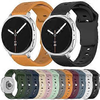 Round Dots Stud Buckle Silicone Watch Band For Galaxy Watch9 / 8 / 8 Classic