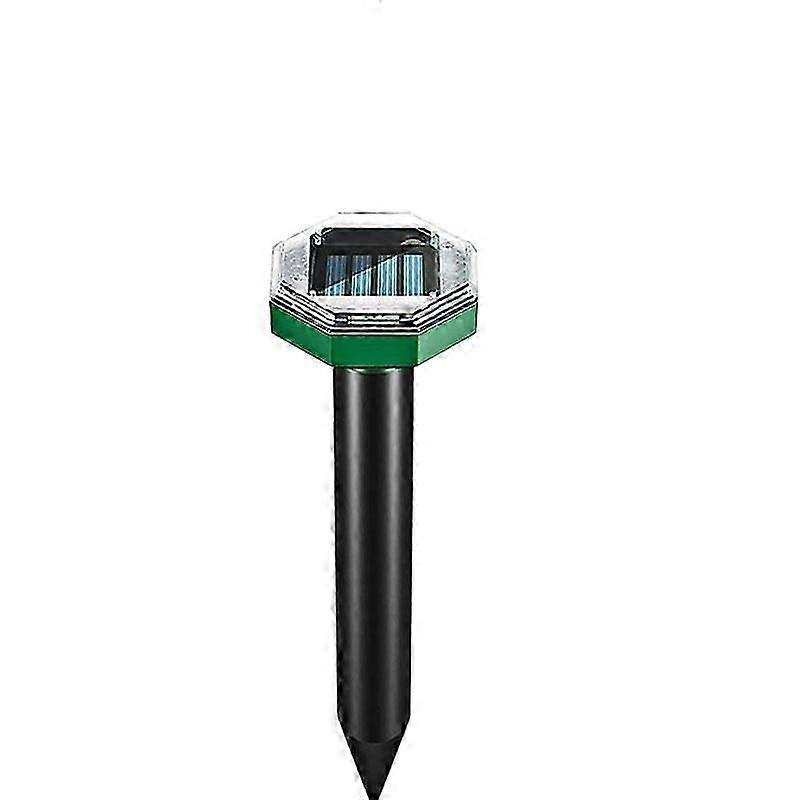 Solar Powered Rodent Repellent,Ultrasonic LED Bird Maulwurfschreck,Courtyard Snake Animal Repellent