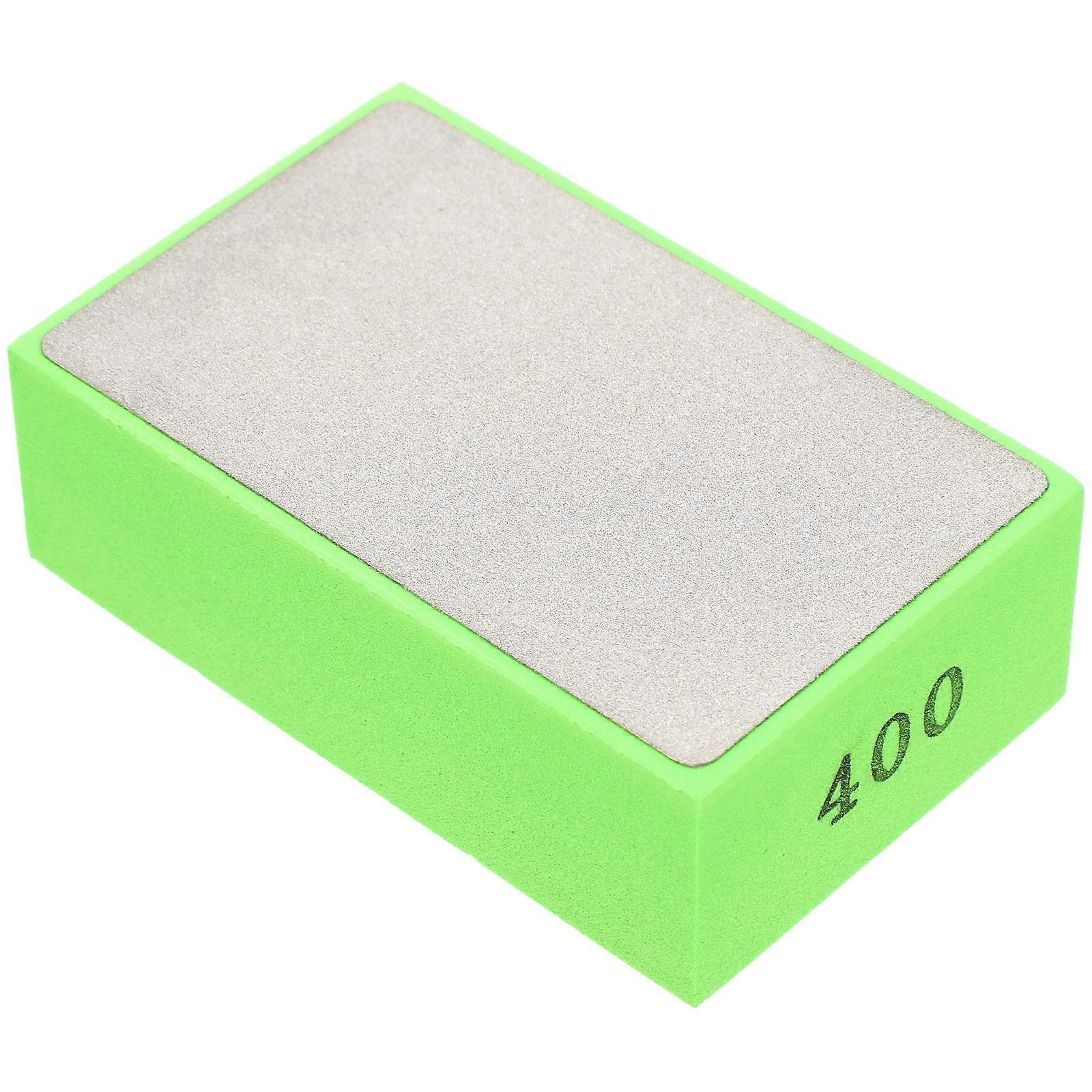 石材饰面垫金刚石打磨垫手工抛光垫混凝土房主 9.3X5.8cm 研磨绿色 1 件装