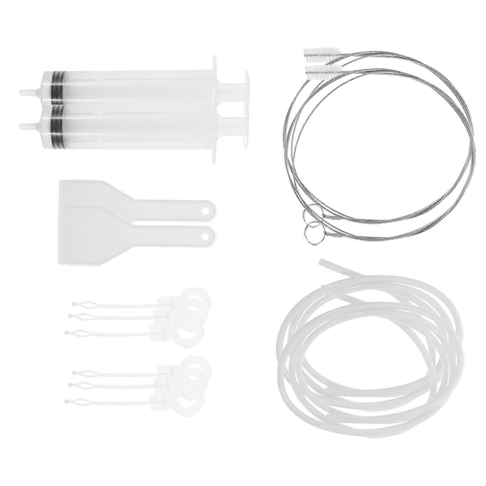 Refrigerator Drain Hole Remover Set For Unblocking Freezing Condensate 12-Pcs Essential Clog Cleaning Tools