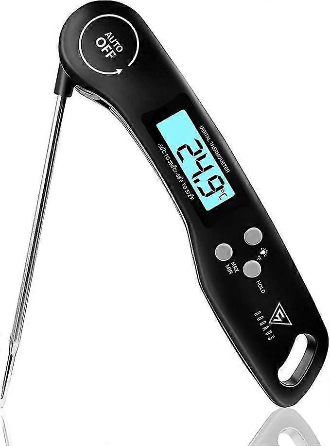Kitchen Thermometer, 3 Second Fast Read Cooking Thermometer (black)