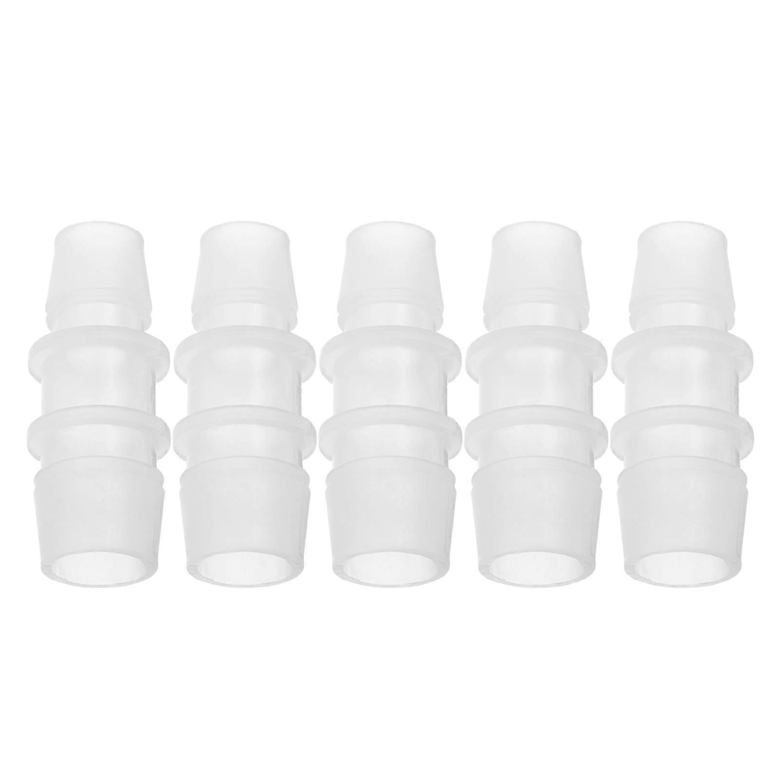 Aquarium Pipe Connector Water Tube Connector Flow Smoothness For Aquarium Setup 13mm 16mm Outer Diameter White PVC 5Pack