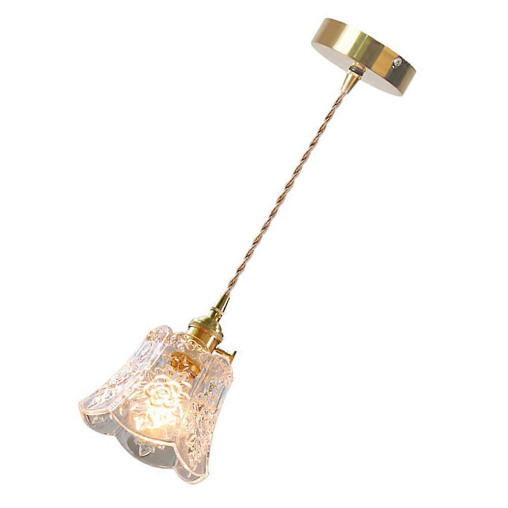 Retro Glass Pendant Light with Decorative Design for Living Room, Dining Room, and Shop – Easy Installation, Warm Atmosphere, Stylish Ceiling Light