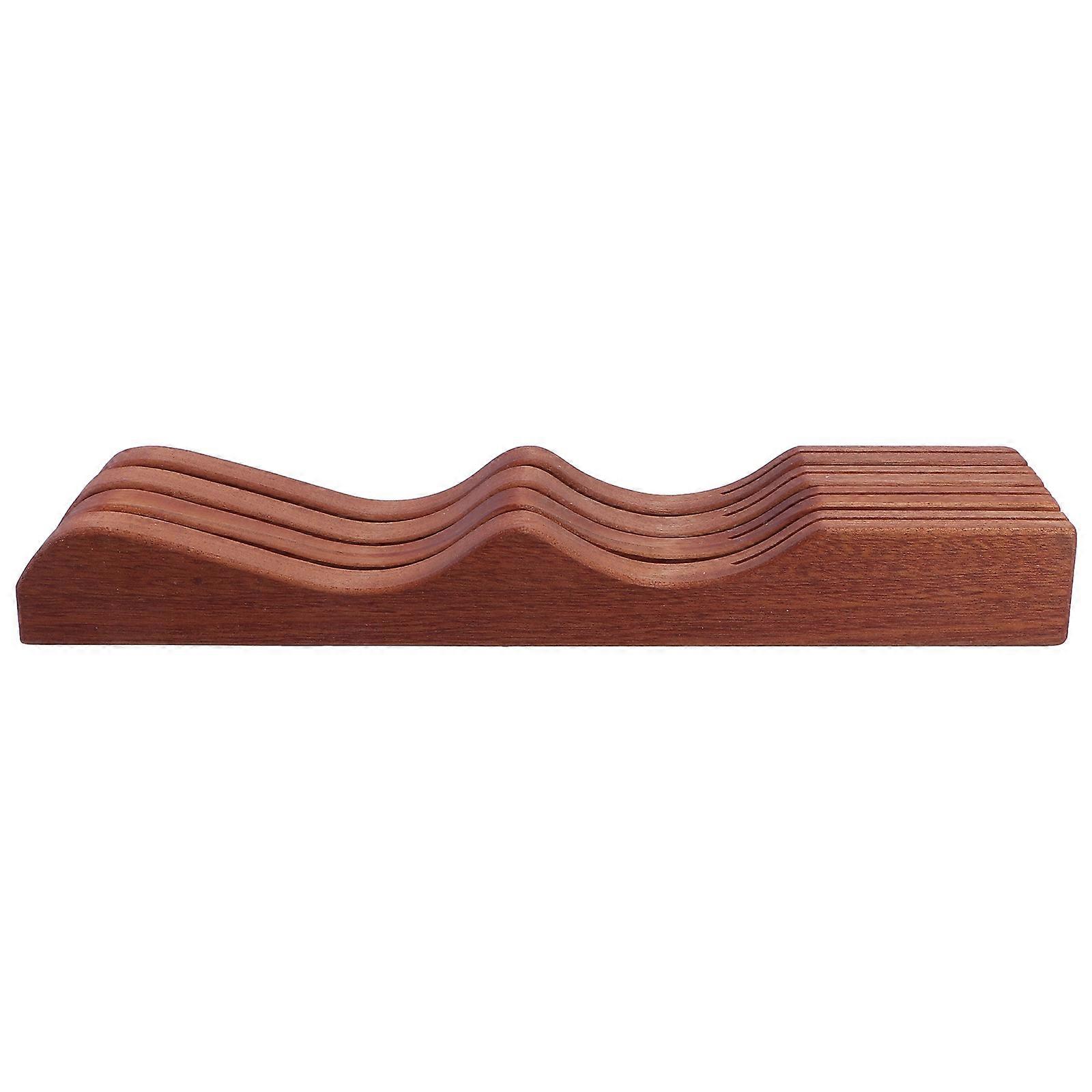 Brown Kitchen Rack for Storing and Tools Made of Plastic
