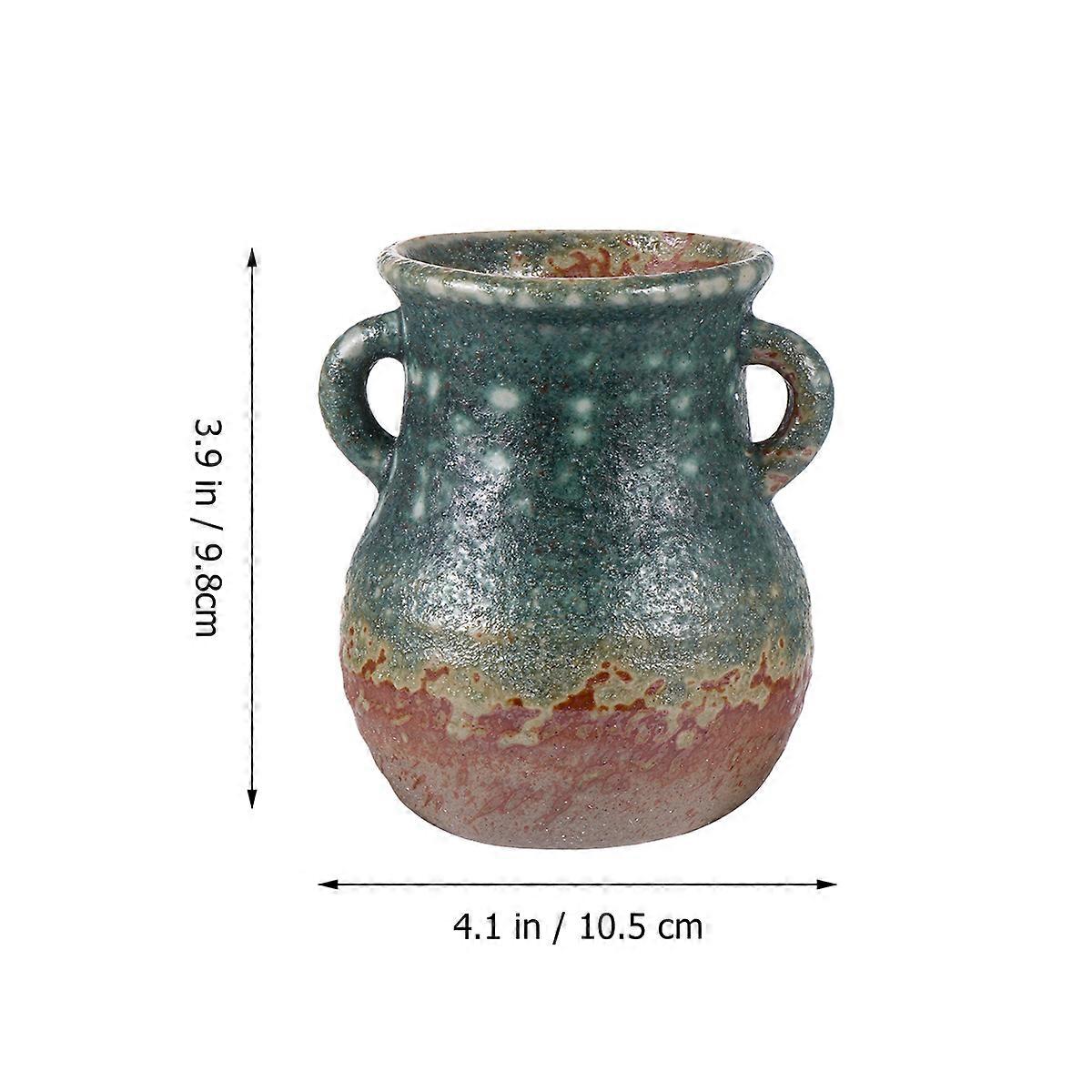 Succulent Planter Flower Pots Unique Pots for Succulents Desktop Decorations House Owners Plant Lovers Minimalist Style 9.8x10.5x10.2cm Vase 1Set