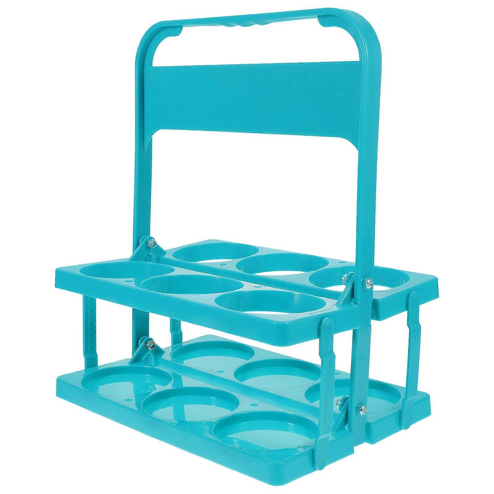 Portable Foldable Beer Rack with Handle – Sturdy Drink Carrier for Bottles, Perfect for Home Bars and Outdoor Events