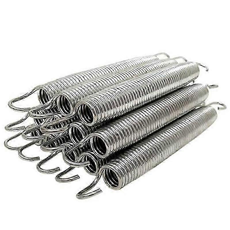 12Pack 6.5Inch Trampoline Spring Steel Replacement Kit for Extra Bounce Trampoline Accessories Silve