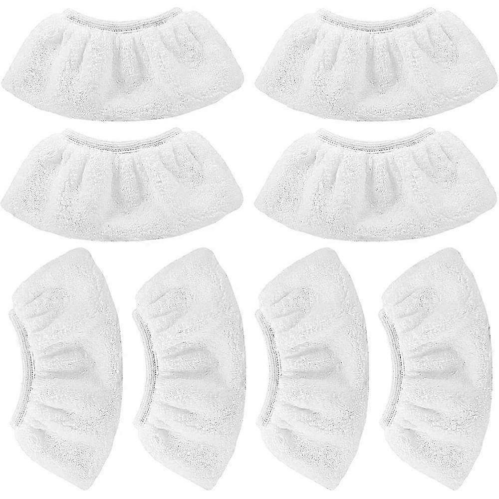 8 Microfiber Cloth Set for K?rcher Steam Cleaner Hand Nozzle - Compatible with SC1, SC2, SC3, SC4, SC5 & SC7 Models