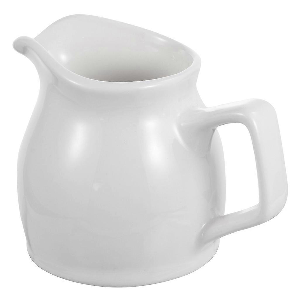 1pc Professional Ceramic Coffee Frothing Cup Measuring Tool
