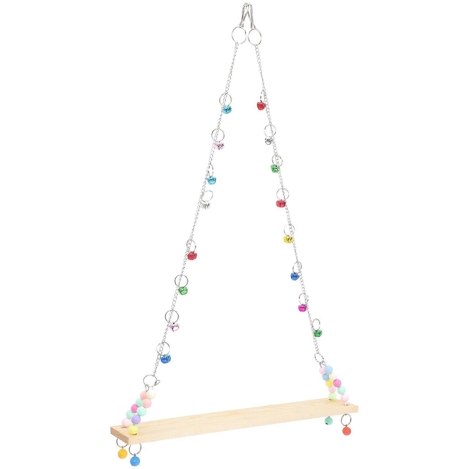 Chicken Swing Perch Stand for Poultry Coop – Multi Functional Rooster, Hen & Chick Playground Accessory; Parrot Perch for Balance & Exercise,