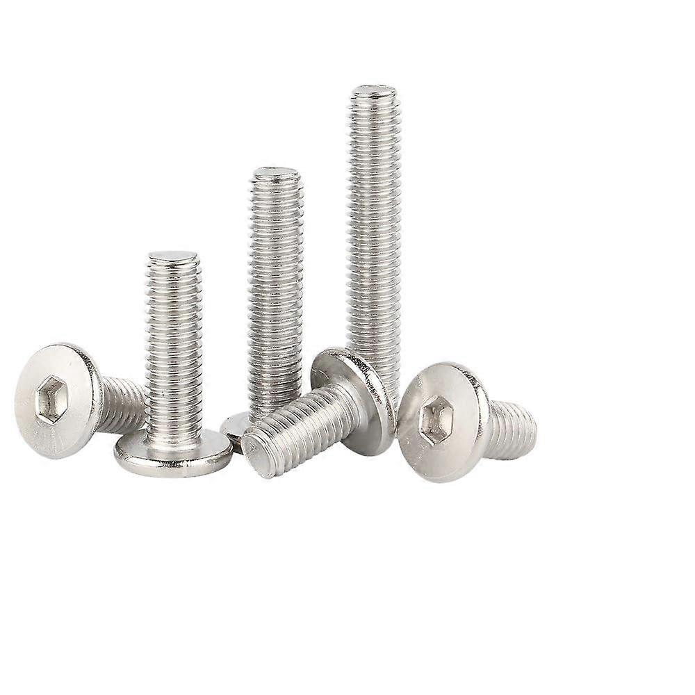 M2 M2.5 M3 M4 M5 M6 M8 A2 304 Stainless Steel Hex Socket Flat Head Screw M5 x 10Pieces