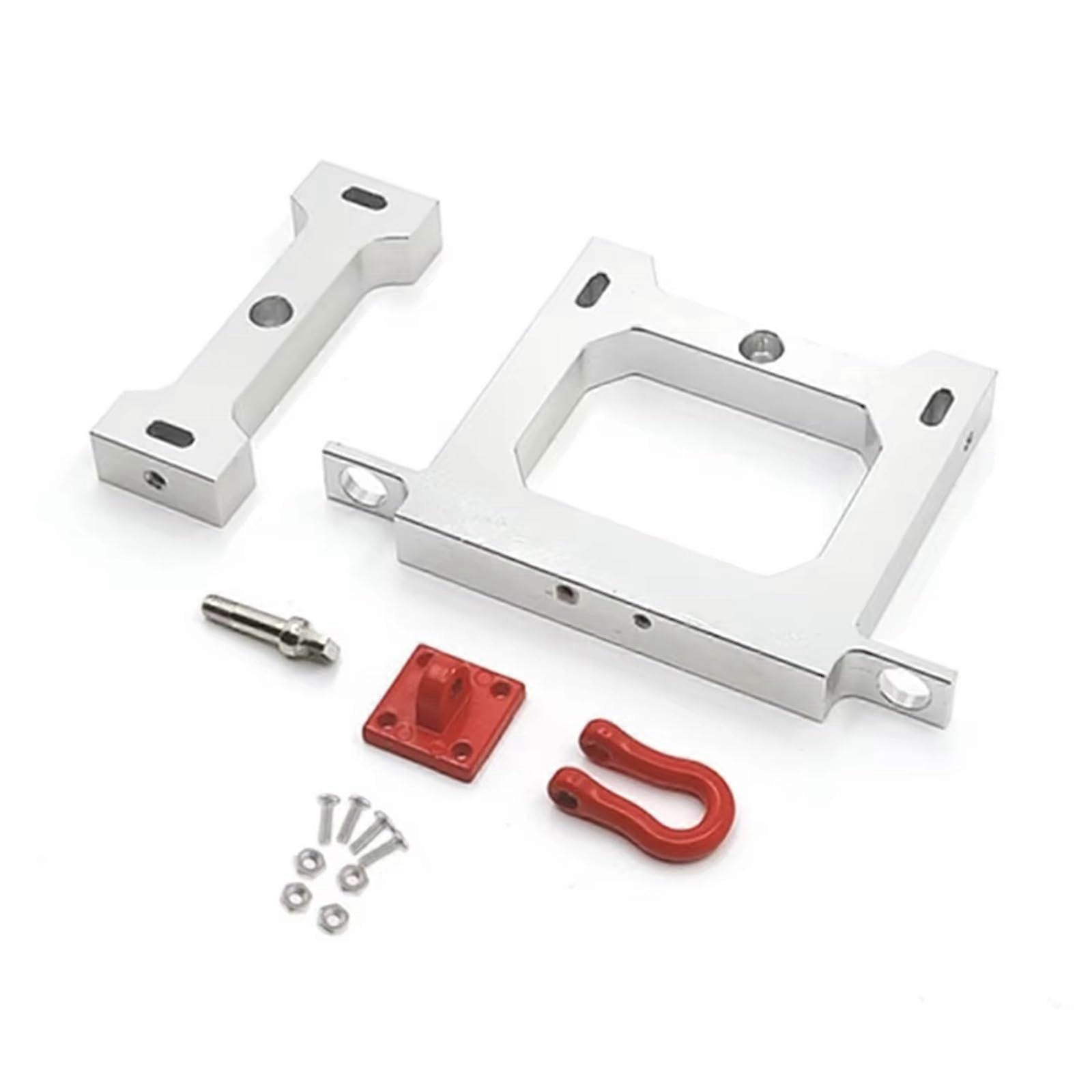 JYYTERD Compatible With B14 B24 B16 B36 C14 C24 1/16 RC Car And Truck, Metal Frame And Rear Bumper With Tow Hook