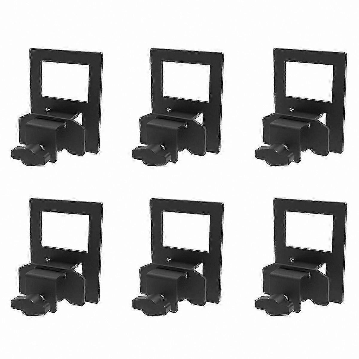 Non-Slip Mattress Grippers for Metal Bed Frames - Set of 6 Slide Stoppers
