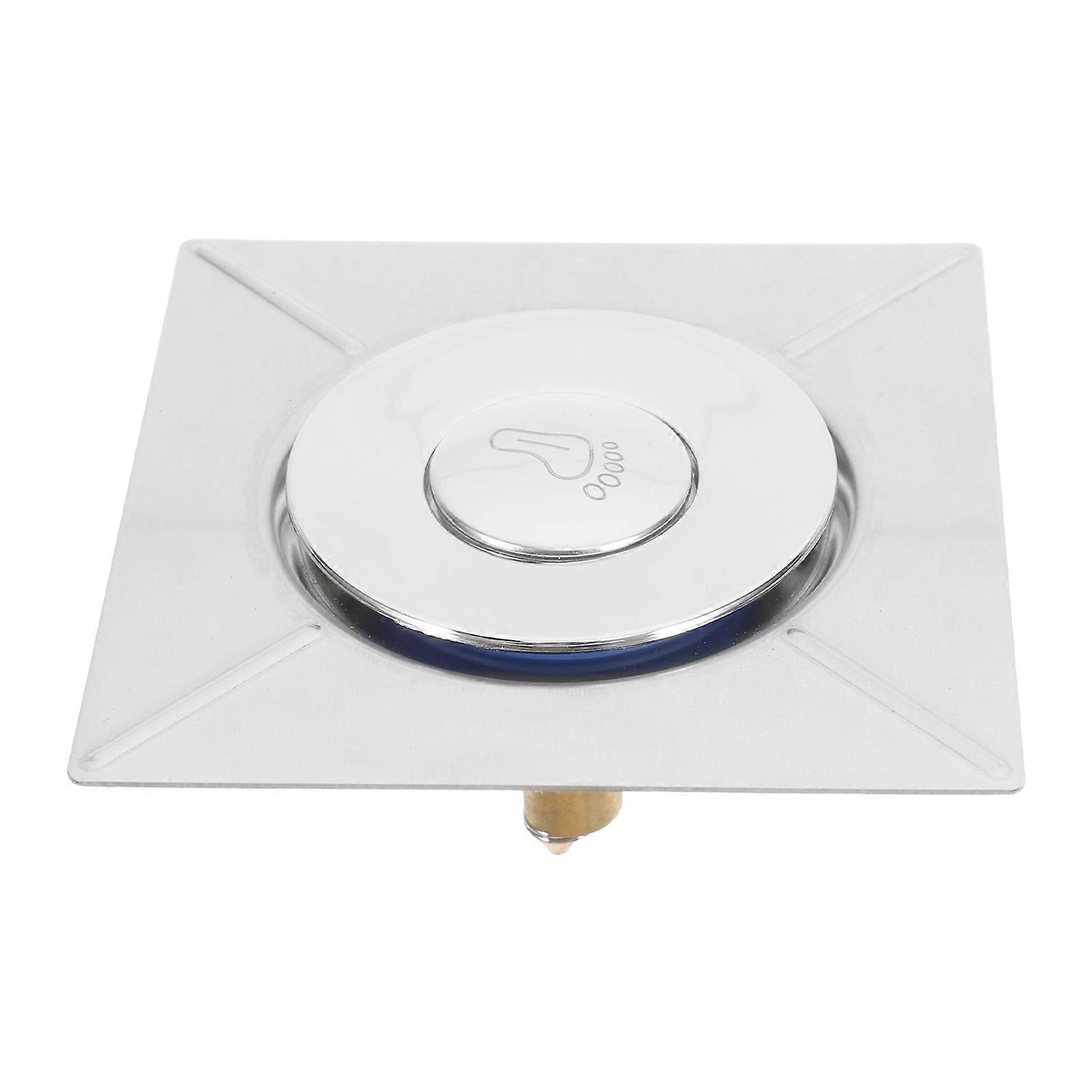 Bathroom Sink Drain Stopper with Foot Pedal for Indoor Use – Quick Installation, Backflow Prevention Design