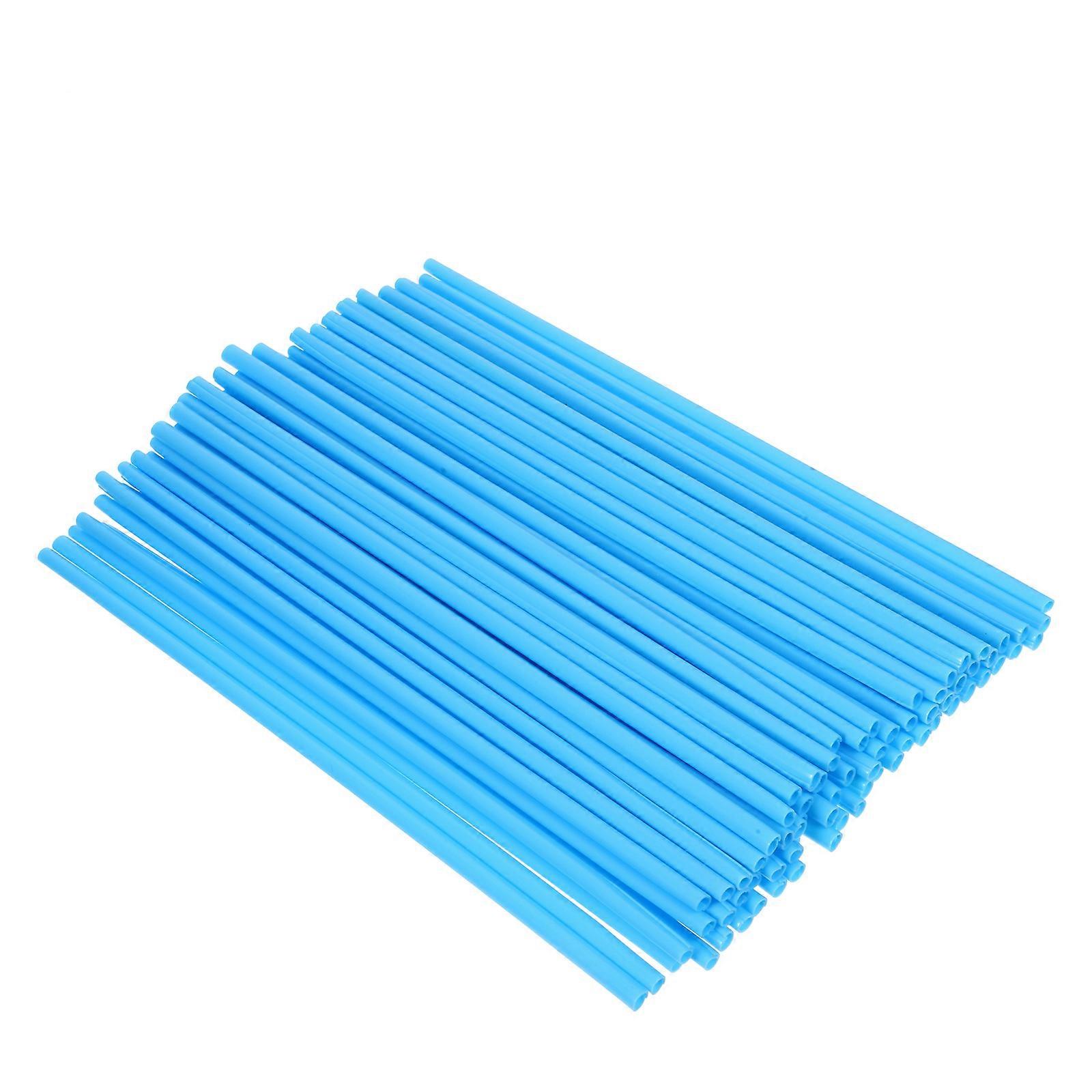 Blue Motorcycle Spoke Cover for Bike Use Durable Reusable Plastic 72pcs