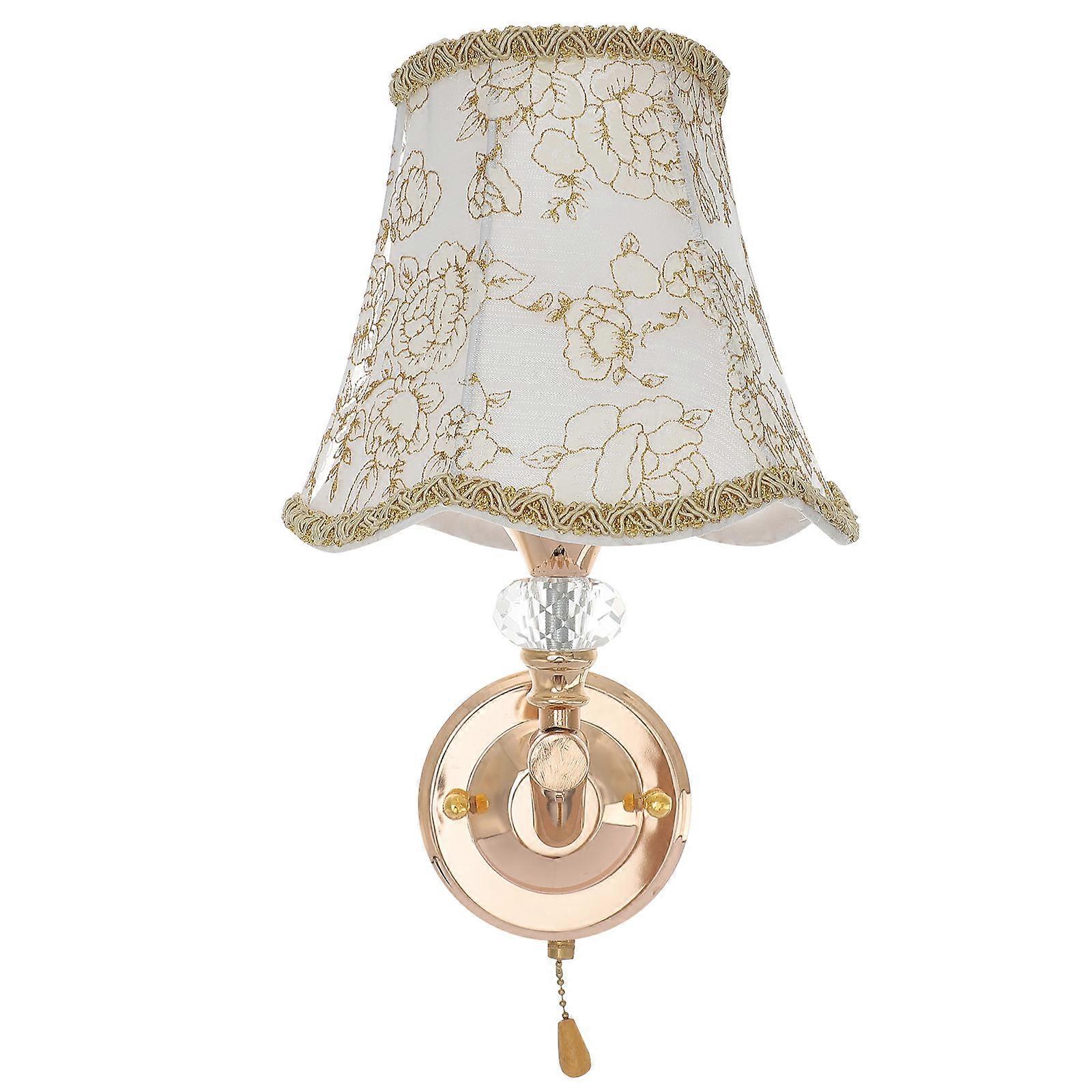 Modern Simple Iron Wall Lamp Creative Bedside Light For Courtyards And Shops Golden Square Decorative Lighting 1Pc