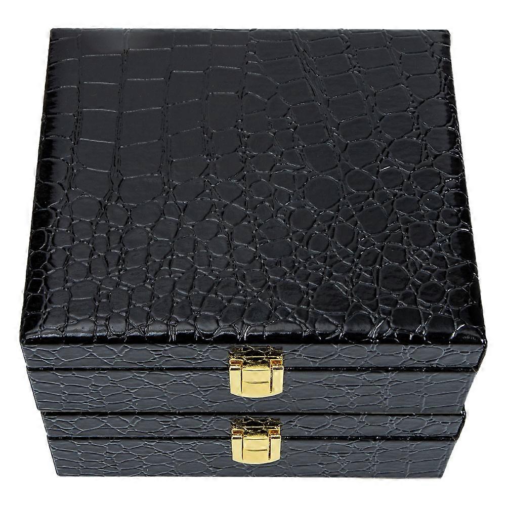Portable 2 Pack Cigar Storage Box with Handle – Reusable Humidor Case for Travel, Retro Design, Multi Purpose Jewelry Storage