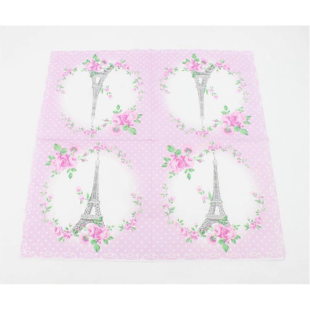 Patterned Paper Towel 40Pcs Perfect For Anniversary Parties And Formal Events Approx. 33 X 33 Cm Ultra Comfortable