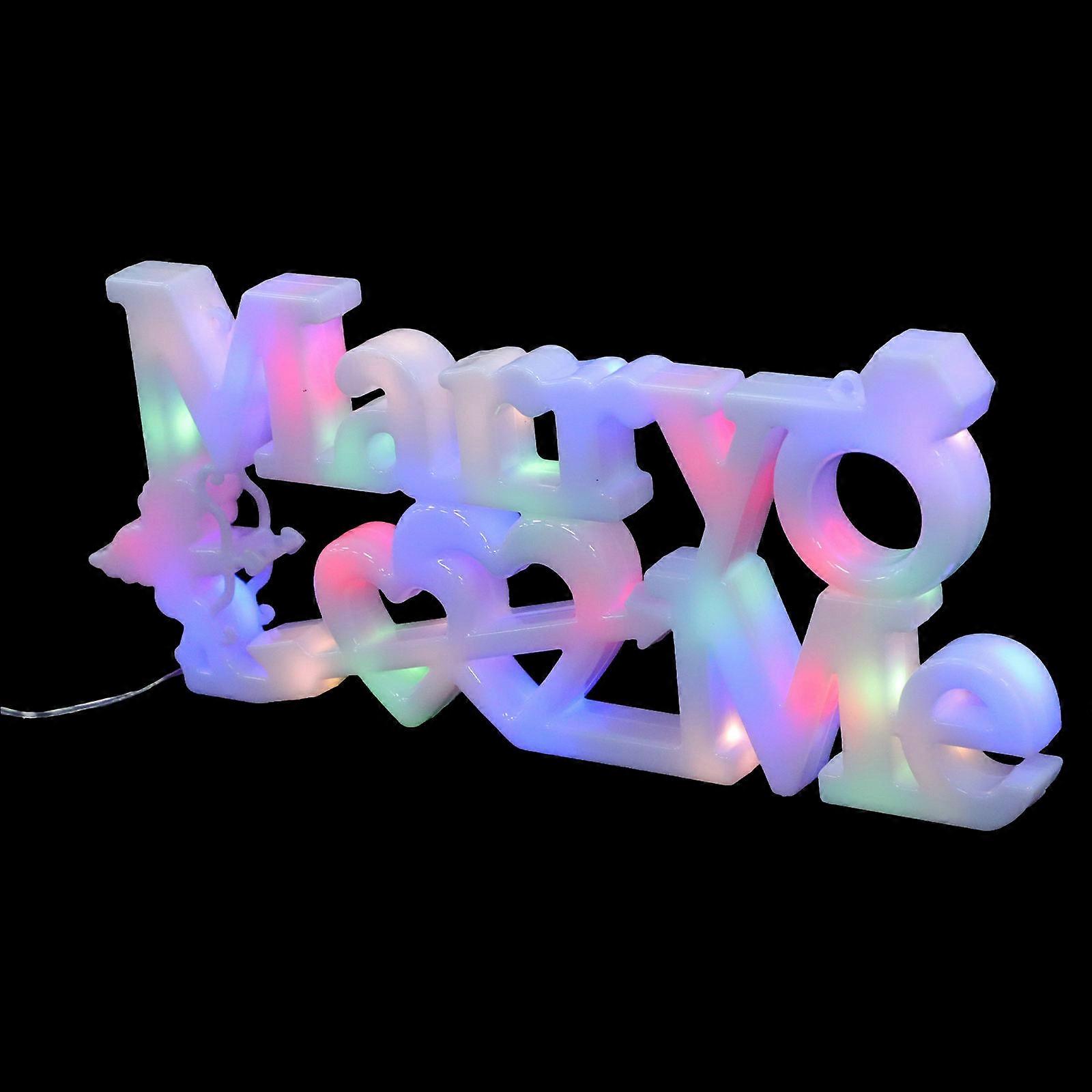 1Pc Party Wedding Proposal Decorative Lamp Light for Celebration