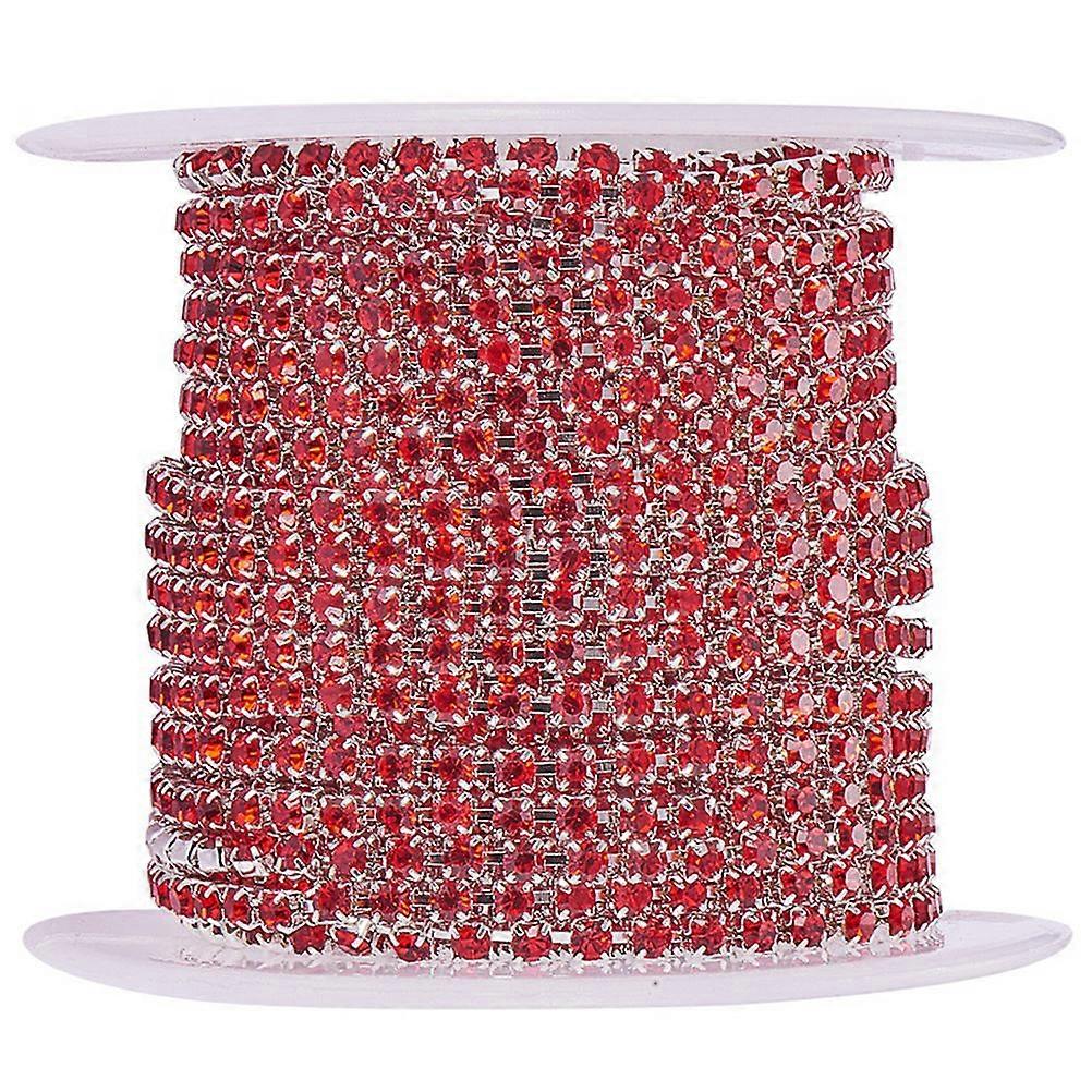 Rhinestone Chain For DIY Decorations Suitable For Clothing And Jewelry 900X0.2cm Sparkling Rhinestones 1 Roll