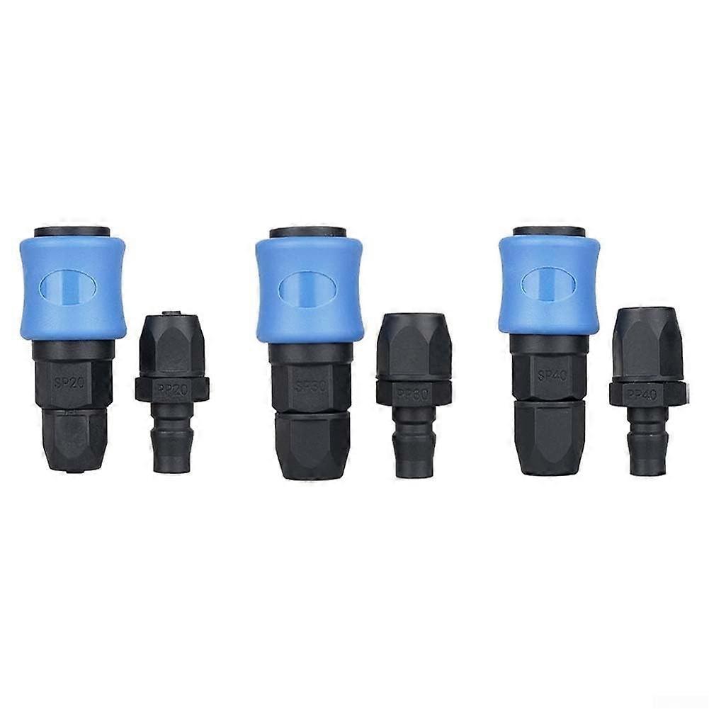 Quick connectors for compressor pneumatic fittings, sizes 8 mm/10 mm/12 mm (SP30PP30)