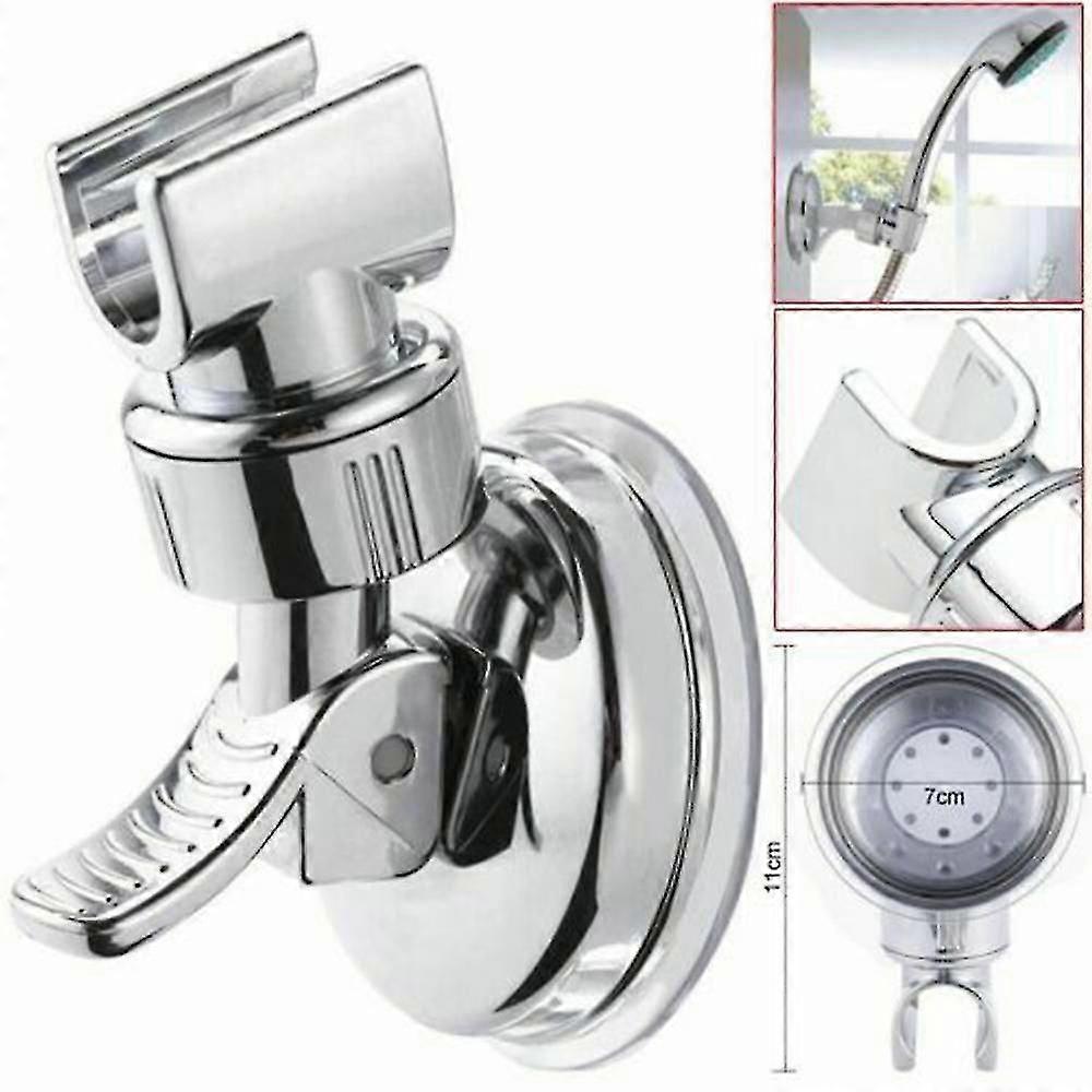 Wall Mounted Suction Bracket Bathroom Shower Head Handset Holder Abs