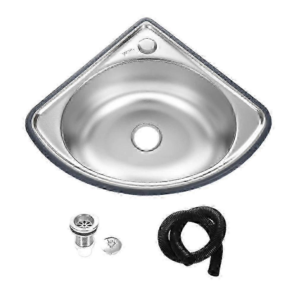 Camper Sink with Single Bowl Corner Drop and Square Drawing Tool for Kitchen Motorhome Use