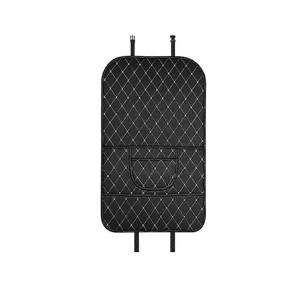 2 x Car Leather Seat Backrests Anti Kick Pad for Tesla Model Y