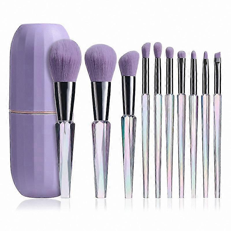 10-Piece Makeup Brush Set for Cosmetics Application