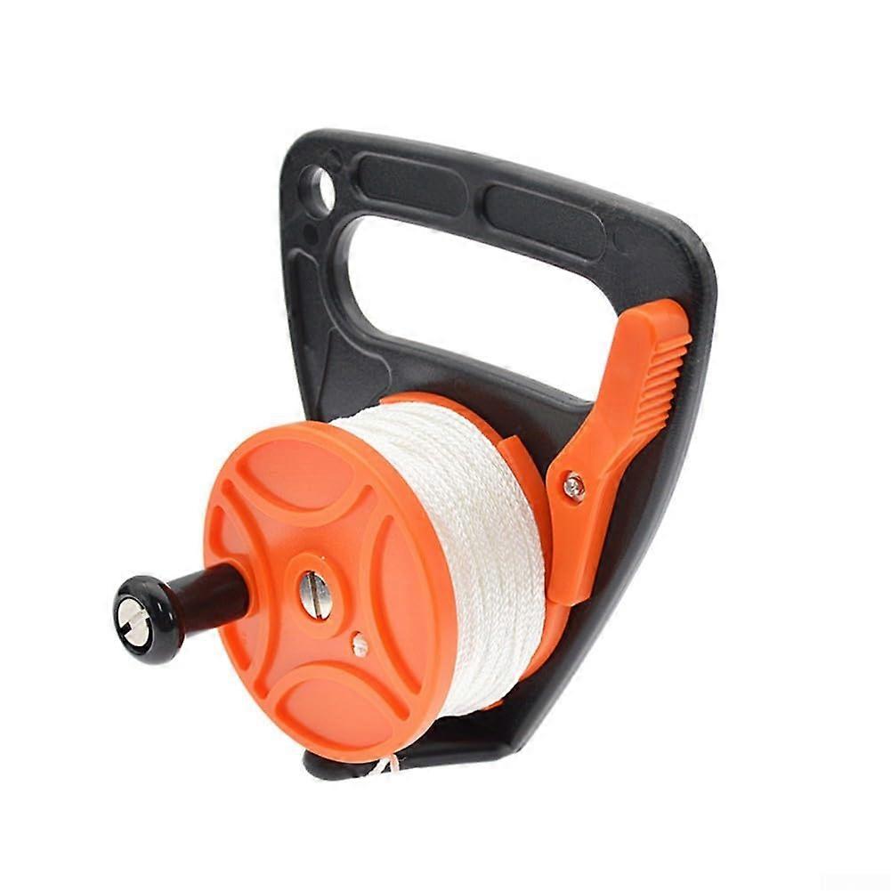 Portable Diving Handle Reel Scuba Dive Reel for KAYAK Anchor With Thumb Stopper 46M