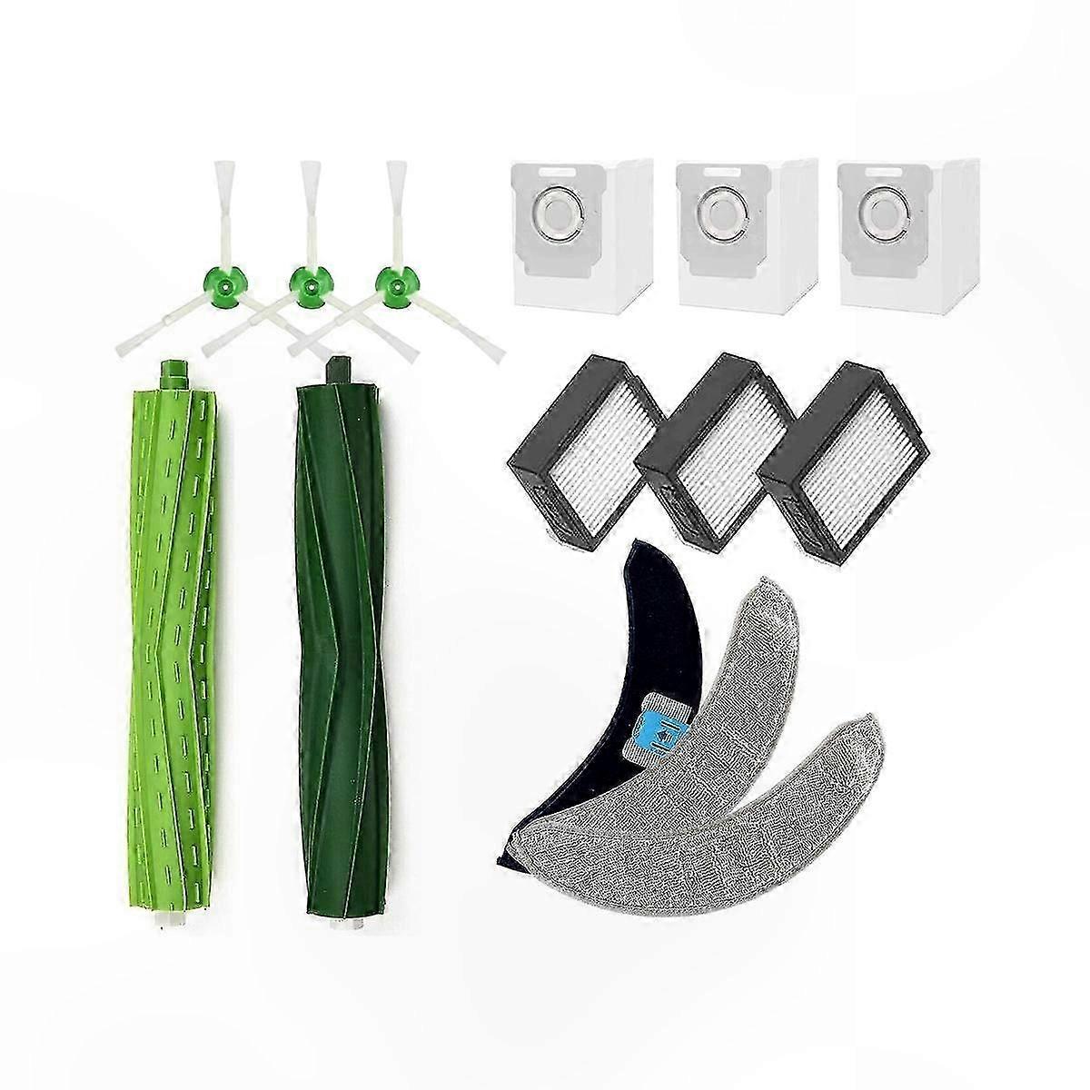 Multi-Surface Rubber Brushes Replacement Set for Combo J7+/Plus Models Only