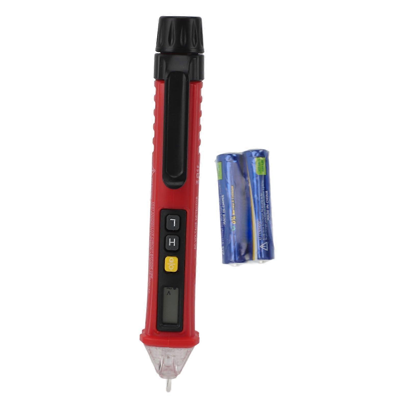 Electric Tester Pen Non Voltage Tester Digital Display 12 To 1000V Plastic Housing For Home Construction