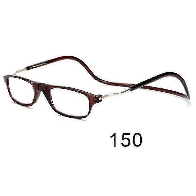 Foldable Magnetic Reading Glasses - Adjustable for Clear Vision On-the-Go