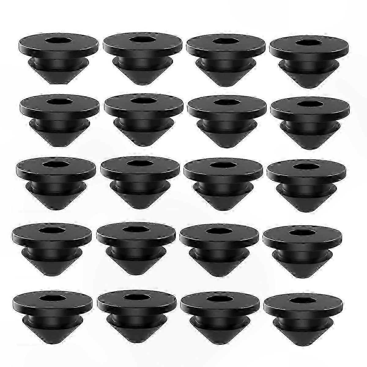 300Pcs Rubber Grommets for 1/8in 5/32in 3/16in Cables, Compatible with Railing Posts