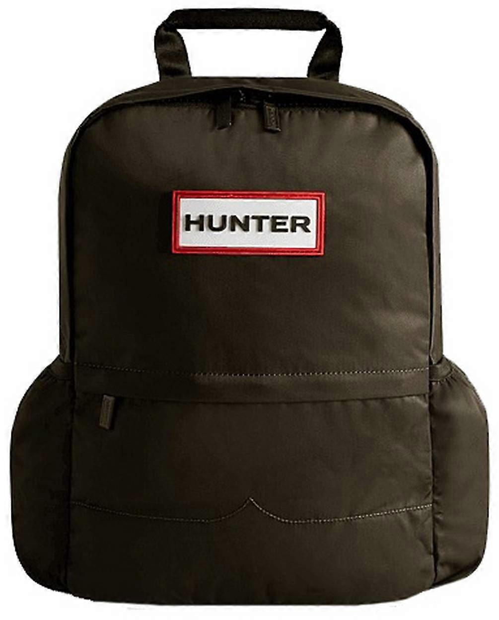 Hunter Nylon Small Backpack - Dark Olive Green