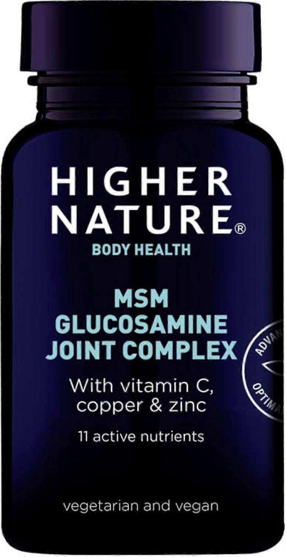 Higher Nature MSM Glucosamine Joint Complex 240 Tablets - 4 Pack
