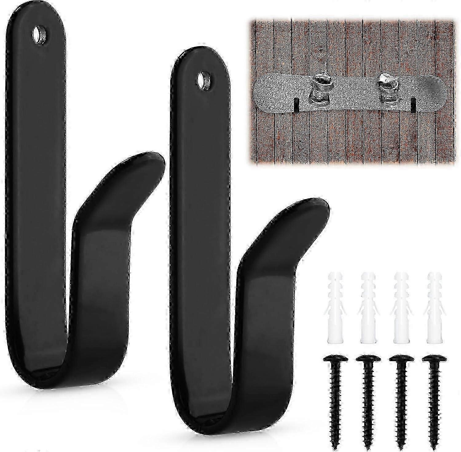 2-Piece Snowboard Wall Mount Hanger for Secure Storage & Display