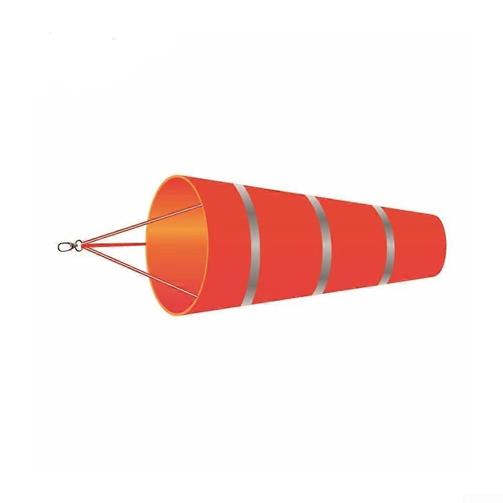1 PC Windsock, LongLasting RipStop Outdoor Wind Measurement Sock Bag With Belt Grommet, For Wind Direction Measurement (80cm)
