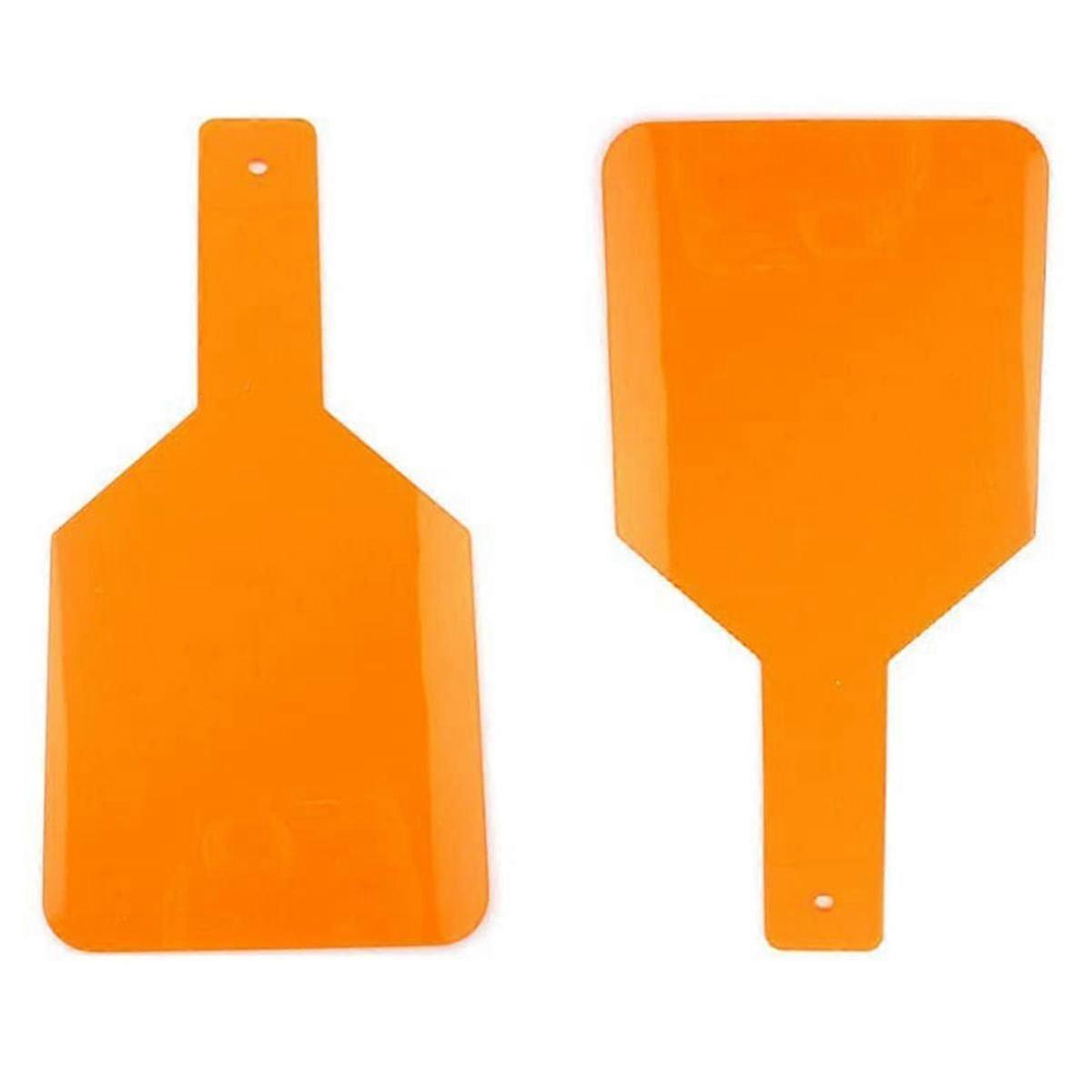 Dental Eye-Protector Shield Plate Board Hand-Held Curing Light Cure Lamp LED 2Pcs