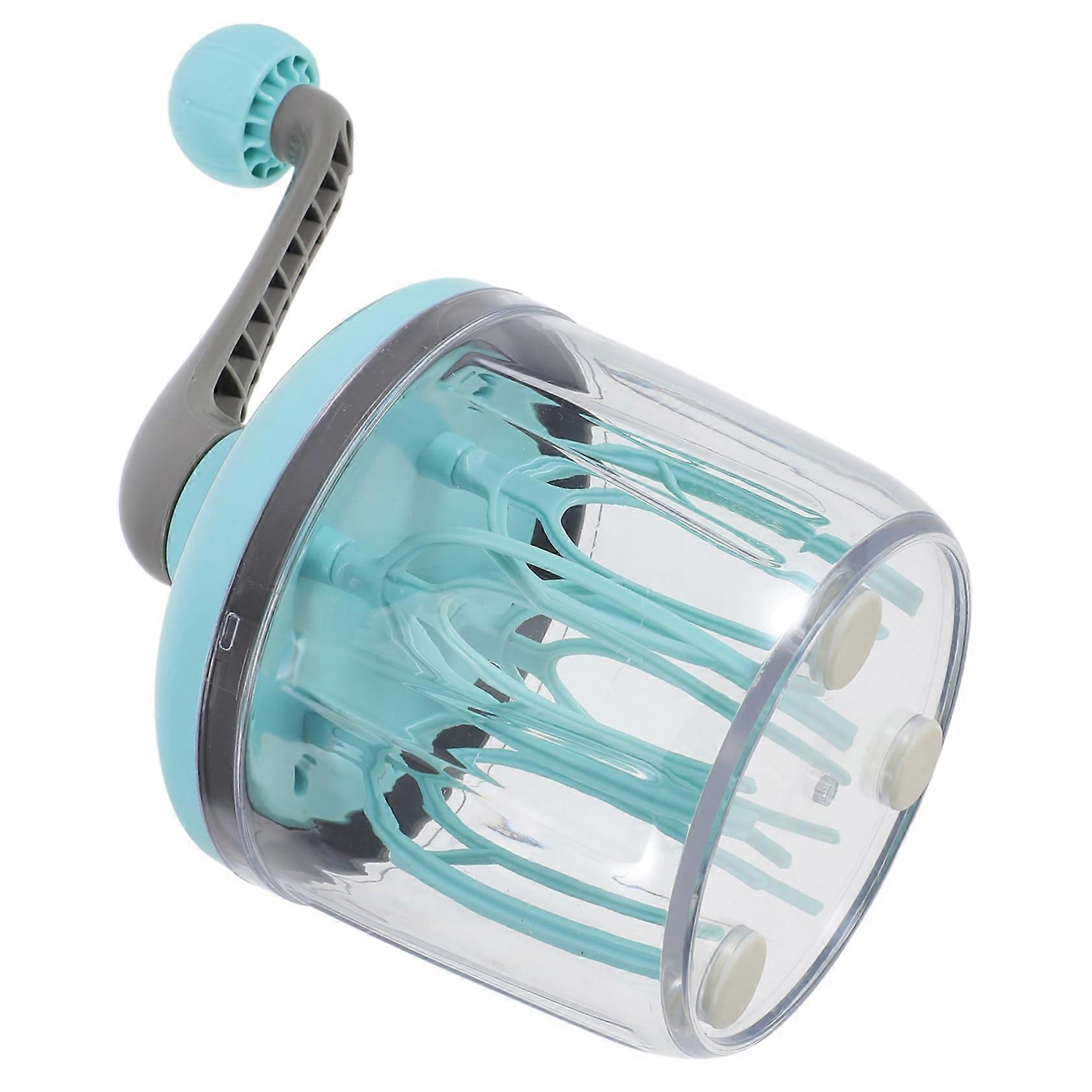 Hand Crank Egg Beater Manual Whisk for Egg Whites and Cream Lightweight Kitchen Baking Tool Easy Mixing for Home Use