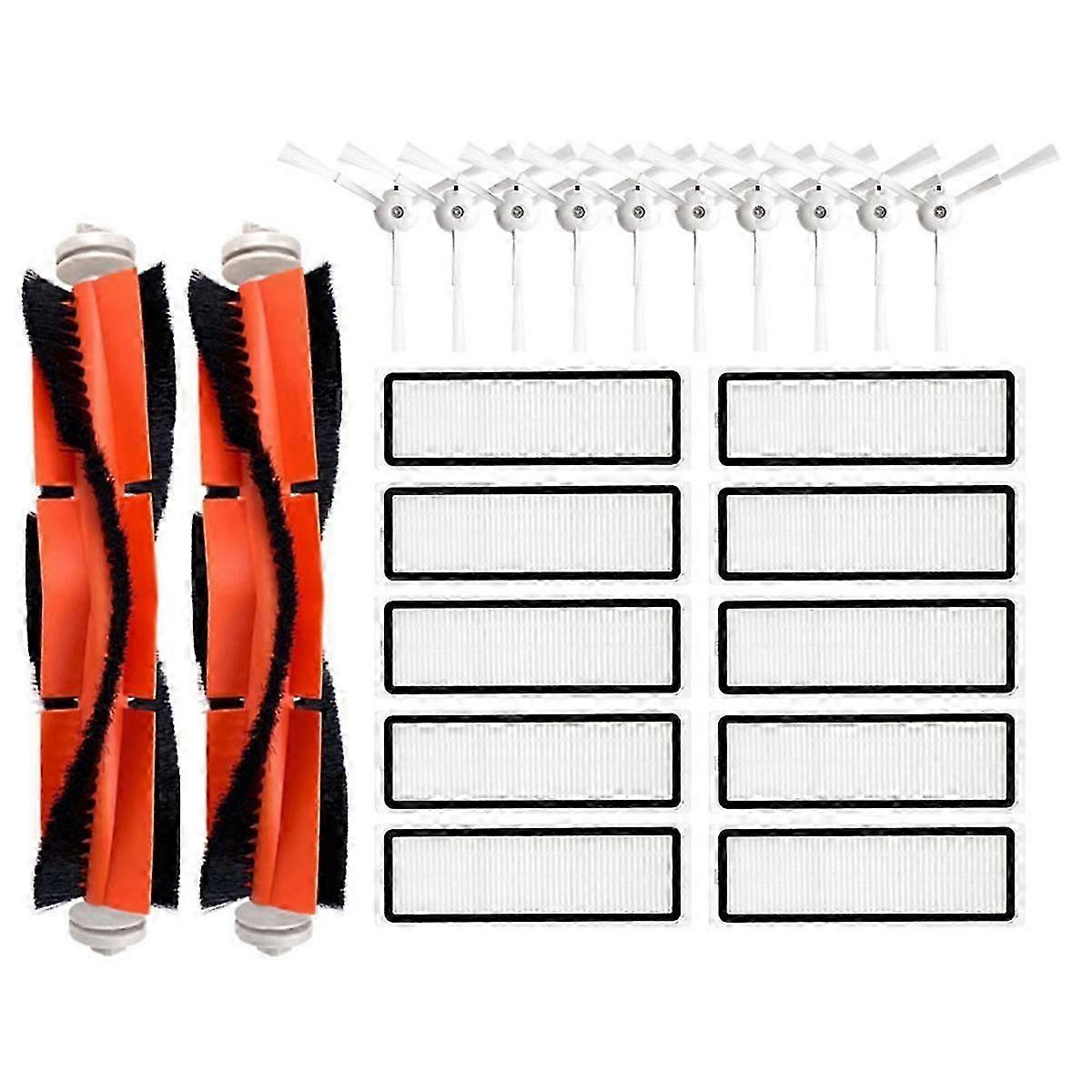 For MI Robot Vacuum 1 / 2 / 1S / Rockrobo Vacuum V1 / S5 Max / S6 MaxV / E25 Hepa Filter Side Main Brush Parts