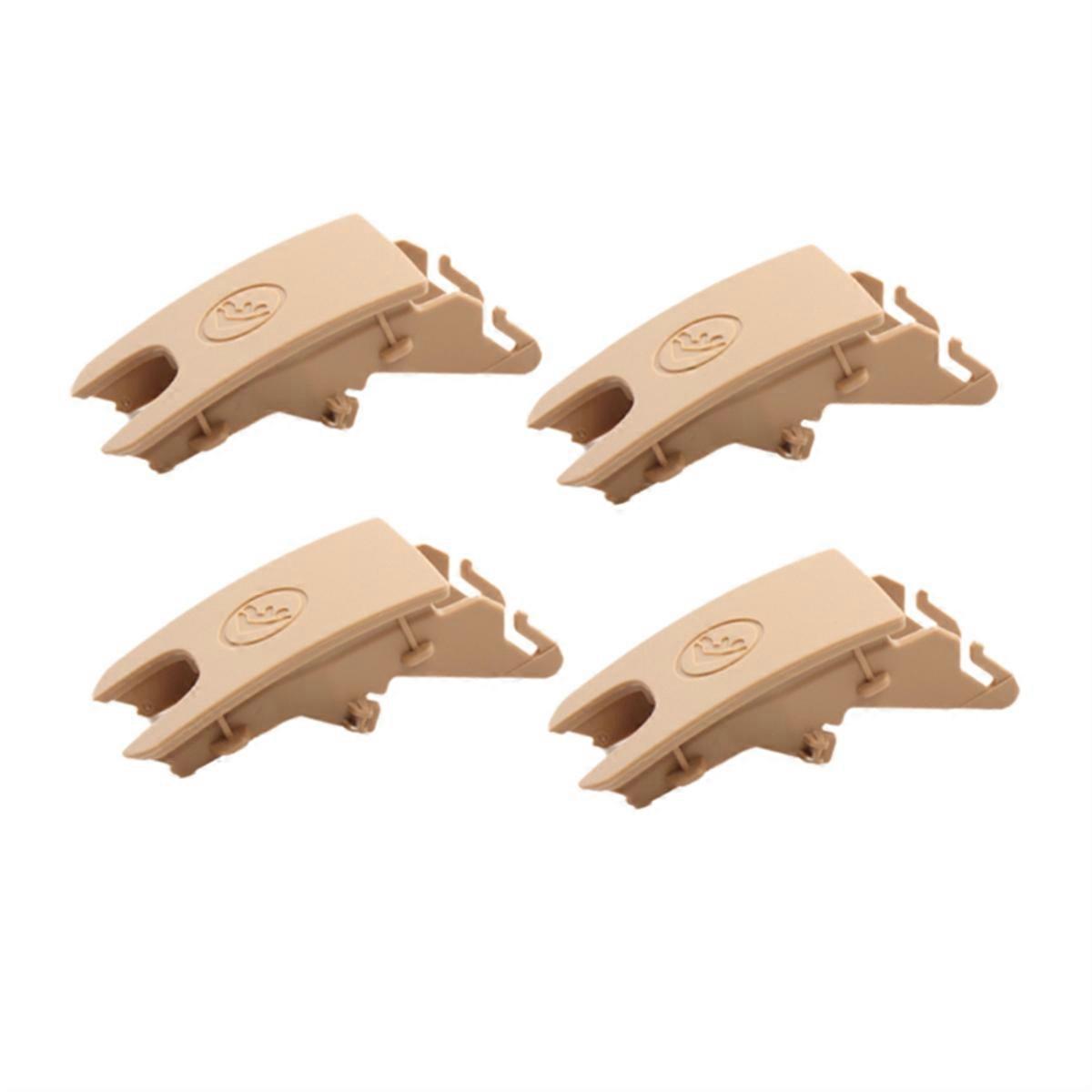 4PCS Rear Safety Seat ISOFIX Cover Fixed Clips for B