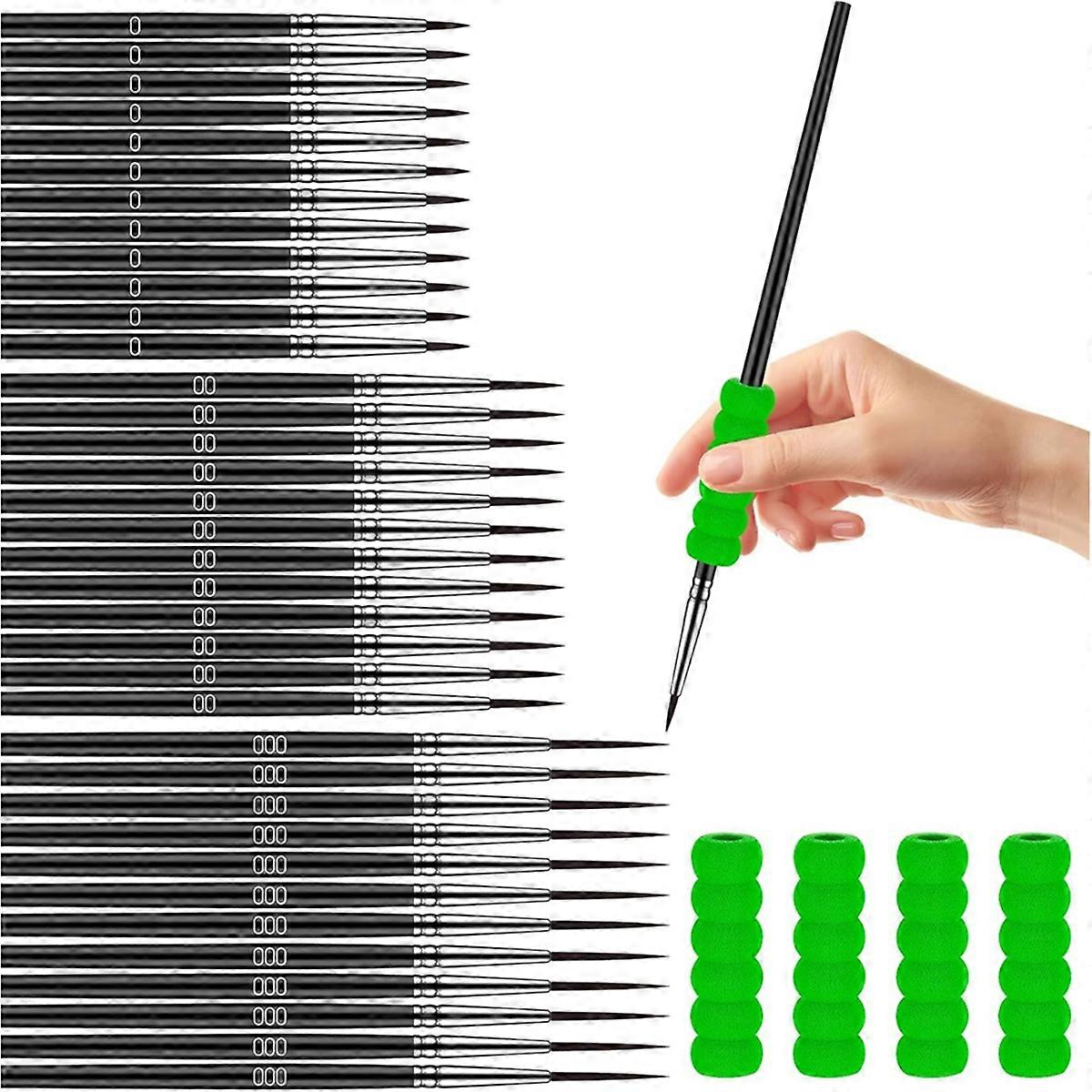 36 Pcs Detail Paint Brushes, Tiny Thin Paintbrushes Set