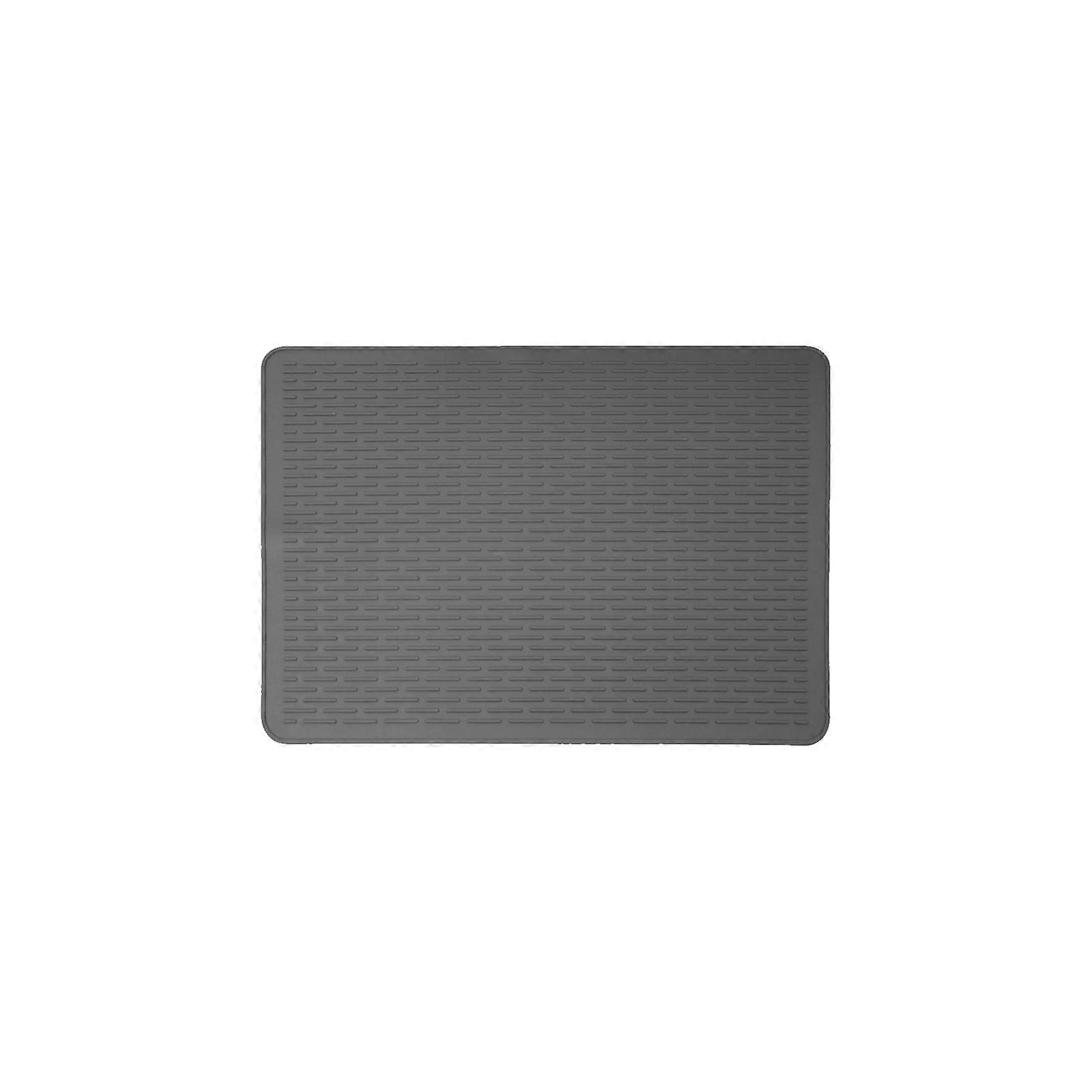 Multipurpose Silicone Counter Mats With Heat Insulation Kitchen Counter Pad For Sink Area And Tabletop  Dark Gray M