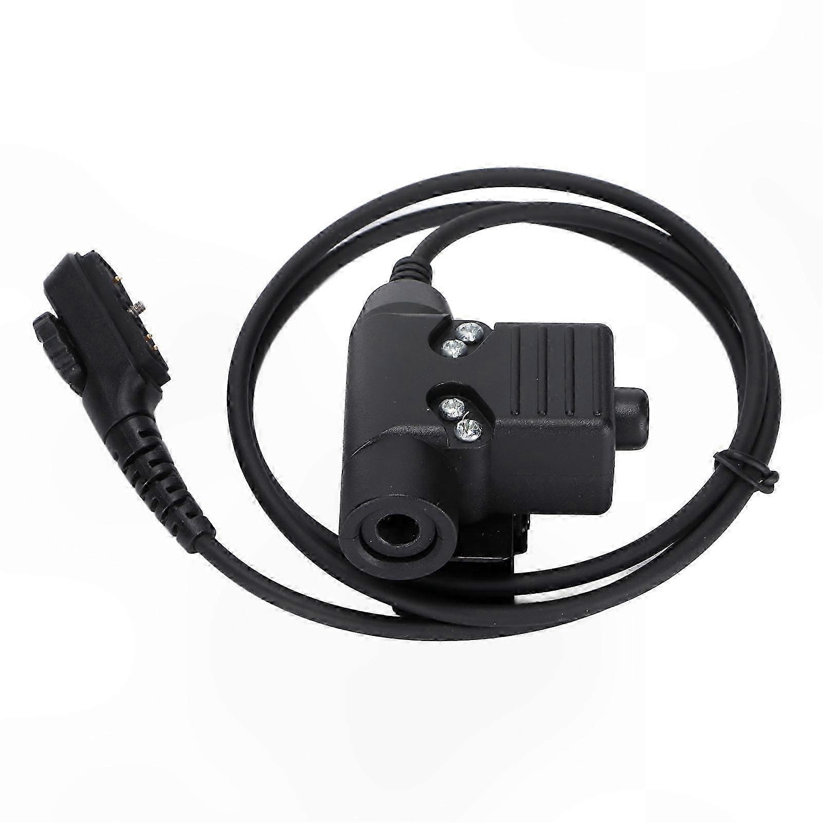 Two-Way Radio PTT Adapter Headset for Military Communication Accessory