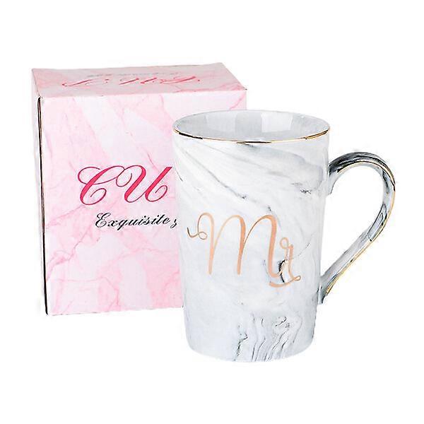 Ceramic coffee cup, single-piece, large capacity with curved handle