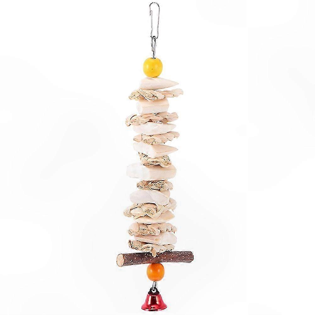 Bird Cage Hanging Pendant Chew Toy for Parrots